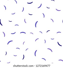 Dark Purple vector seamless background with curved lines. A completely new colorful illustration in simple style. Brand new design for your ads, poster, banner.