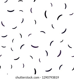 Dark Purple vector seamless background with wry lines. An elegant bright illustration with gradient. Template for cell phone screens.