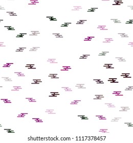 Dark Purple vector seamless cover with long lines. Blurred decorative design in simple style with lines. The pattern can be used for busines ad, booklets, leaflets