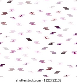 Dark Purple vector seamless cover with long lines. Modern geometrical abstract illustration with staves. The template can be used as a background.