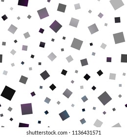 Dark Purple vector seamless cover in polygonal style. Illustration with set of colorful rectangles. Pattern for busines ad, booklets, leaflets