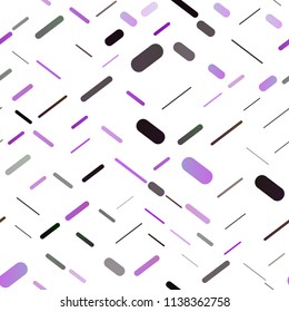 Dark Purple vector seamless cover with long lines. Lines on blurred abstract background with gradient. Best design for your ad, poster, banner.