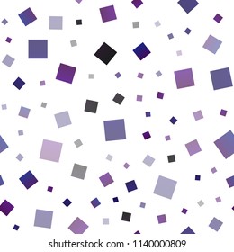 Dark Purple vector seamless cover in polygonal style. Glitter abstract illustration with rectangular shapes. Modern template for your landing page.