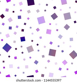 Dark Purple vector seamless cover in polygonal style. Decorative design in abstract style with rectangles. Pattern can be used for websites.