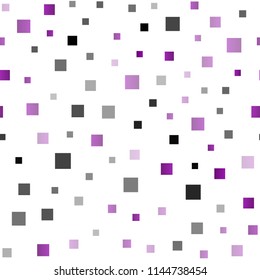 Dark Purple vector seamless cover in polygonal style. Rectangles on abstract background with colorful gradient. The template can be used as a background.