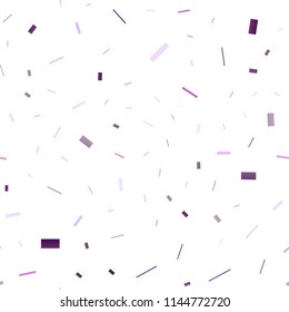 Dark Purple vector seamless cover in polygonal style. Modern abstract illustration with colorful rectangles. Pattern for busines ad, booklets, leaflets