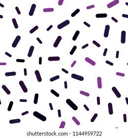 Dark Purple vector seamless cover with stright stripes. Lines on blurred abstract background with gradient. Pattern for ads, posters, banners.