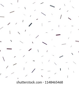 Dark Purple vector seamless cover with long lines. Modern geometrical abstract illustration with staves. The template can be used as a background.