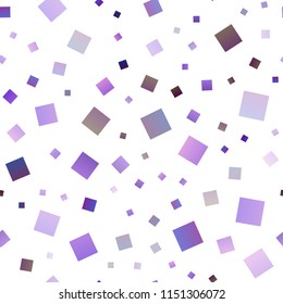 Dark Purple vector seamless cover in polygonal style. Abstract gradient illustration with rectangles. Best design for your ad, poster, banner.