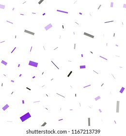 Dark Purple vector seamless cover in polygonal style. Decorative design in abstract style with rectangles. Pattern for busines ad, booklets, leaflets