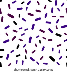 Dark Purple vector seamless cover with stright stripes. Shining colored illustration with sharp stripes. Pattern for your busines websites.