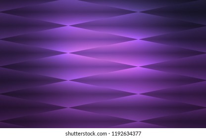 Dark Purple vector seamless cover in polygonal style. Beautiful illustration with rectangles and squares. Pattern for design of window blinds, curtains.