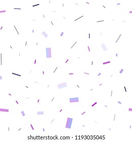 Dark Purple vector seamless cover in polygonal style. Modern abstract illustration with colorful rectangles. Smart design for your business advert.