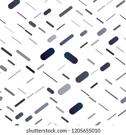 Dark Purple vector seamless cover with long lines. Lines on blurred abstract background with gradient. Best design for your ad, poster, banner.
