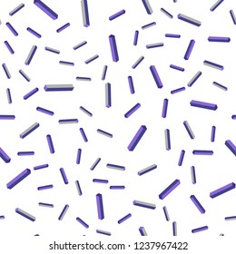 Dark Purple vector seamless, isometric background with straight lines. Shining colored illustration with sharp stripes. Design for wallpaper, fabric makers.