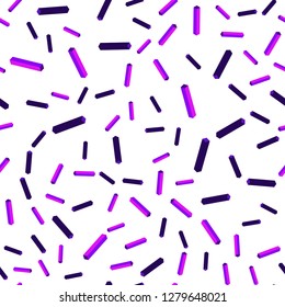Dark Purple vector seamless, isometric layout with flat lines. Blurred decorative design in simple style with lines. Design for wallpaper, fabric makers.