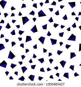 Dark Purple vector seamless, isometric backdrop with lines, triangles. Abstract gradient illustration with triangles. Design for wallpaper, fabric makers.