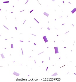 Dark Purple vector seamless layout with lines, rectangles. Abstract gradient illustration with rectangles. Pattern can be used for websites.