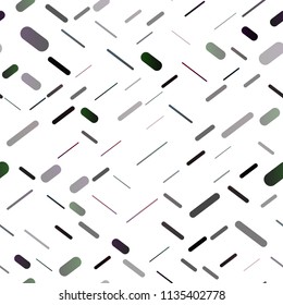 Dark Purple vector seamless layout with flat lines. Blurred decorative design in simple style with lines. Best design for your ad, poster, banner.