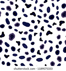Dark Purple vector seamless layout with circle shapes. Beautiful colored illustration with blurred circles in nature style. Template for business cards, websites.