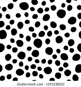 Dark Purple vector seamless layout with circle spots. Modern abstract illustration with colorful water drops. Design for textile, fabric, wallpapers.