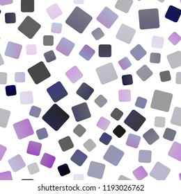 Dark Purple vector seamless layout with lines, rectangles. Glitter abstract illustration with rectangular shapes. Modern template for your landing page.