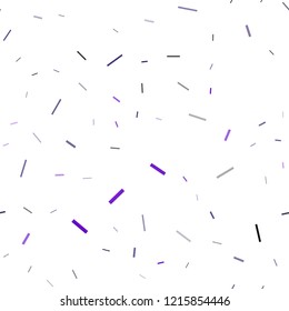 Dark Purple vector seamless layout with flat lines. Blurred decorative design in simple style with lines. The pattern can be used for websites.
