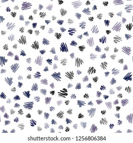 Dark Purple vector seamless layout with flat lines. Blurred decorative design in simple style with lines. Smart design for your business advert.