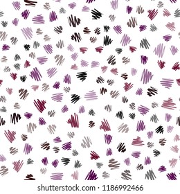 Dark Purple vector seamless pattern with sharp lines. Modern geometrical abstract illustration with Lines. Pattern for ads, posters, banners.