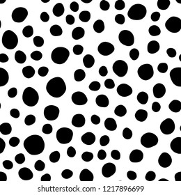Dark Purple vector seamless pattern with spheres. Blurred decorative design in abstract style with bubbles. Trendy design for wallpaper, fabric makers.