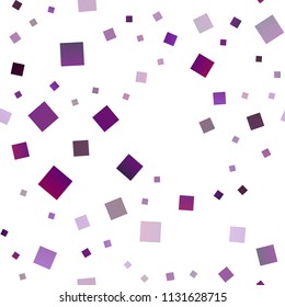 Dark Purple vector seamless template with crystals, rectangles. Illustration with set of colorful rectangles. Pattern for busines ad, booklets, leaflets