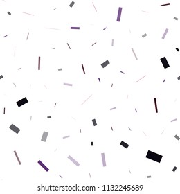 Dark Purple vector seamless template with crystals, rectangles. Glitter abstract illustration with rectangular shapes. Pattern for busines ad, booklets, leaflets