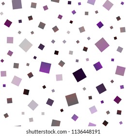 Dark Purple vector seamless template with crystals, rectangles. Glitter abstract illustration with rectangular shapes. Smart design for your business advert.