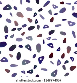 Dark Purple vector seamless template with crystals, circles. Beautiful illustration with circles, triangles in nature style. Pattern for busines ad, booklets, leaflets
