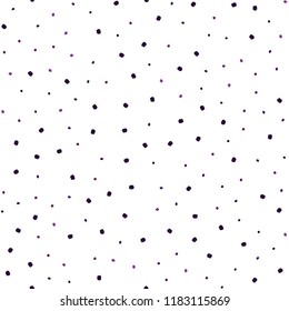 Dark Purple vector seamless template with circles. Abstract illustration with colored bubbles in nature style. Pattern for design of fabric, wallpapers.