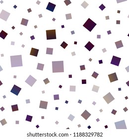 Dark Purple vector seamless template with crystals, rectangles. Modern abstract illustration with colorful rectangles. Pattern for commercials.