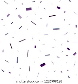 Dark Purple vector seamless template with crystals, rectangles. Beautiful illustration with rectangles and squares. Pattern can be used for websites.