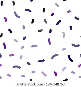 Dark Purple vector seamless template with liquid shapes. Creative illustration in halftone marble style with gradient. Textured wave pattern for backgrounds.