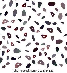 Dark Purple vector seamless texture in triangular style with circles. Circles, lines on abstract background with colorful gradient. Modern template for your landing page.
