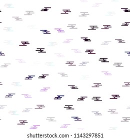 Dark Purple vector seamless texture with colored lines. Decorative shining illustration with lines on abstract template. The pattern can be used as ads, poster, banner for commercial.