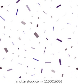 Dark Purple vector seamless texture in rectangular style. Abstract gradient illustration with rectangles. Pattern can be used for websites.