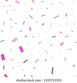 Dark Purple vector seamless texture in rectangular style. Modern abstract illustration with colorful rectangles. Best design for your ad, poster, banner.