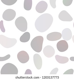 Dark Purple vector seamless texture with disks. Blurred bubbles on abstract backdrop with colorful gradient. Template for business cards, websites.