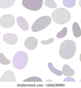 Dark Purple vector seamless texture with disks. Blurred bubbles on abstract backdrop with colorful gradient. Pattern for design of window blinds, curtains.