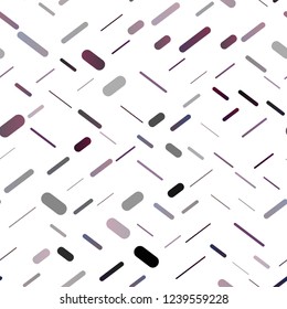 Dark Purple vector seamless texture with colored lines. Blurred decorative design in simple style with lines. Smart design for your business advert.