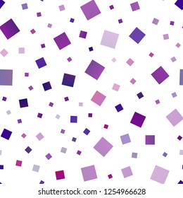 Dark Purple vector seamless texture in rectangular style. Abstract gradient illustration with rectangles. Pattern for commercials.