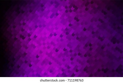 Dark Purple vector shining cranked pattern. Geometric illustration in Origami style with gradient.  A completely new template for your business design.