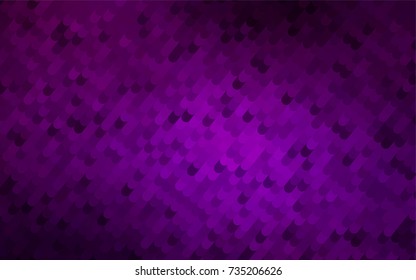 Dark Purple vector shining cranked template. A sample with curved shapes. The completely new template can be used for your brand book.