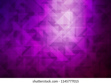 Dark Purple vector shining hexagonal background. A vague abstract illustration with gradient. The polygonal design can be used for your web site.