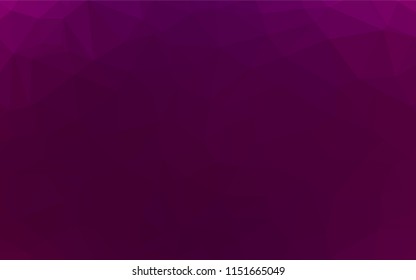 Dark Purple vector shining hexagonal background. A completely new color illustration in a vague style. A completely new template for your business design.